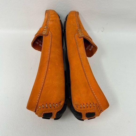 Mercanti Fiorentini Orange Career Driving Penny Loafers 3176 Women's Size 7B - Picture 11 of 14